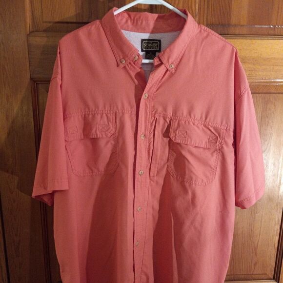 CE Schmidt Men's 2X Workwear Short Sleeve Shirt - Picture 1 of 6